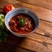 Easy red lentil curry with grilled zucchini: healthy recipe