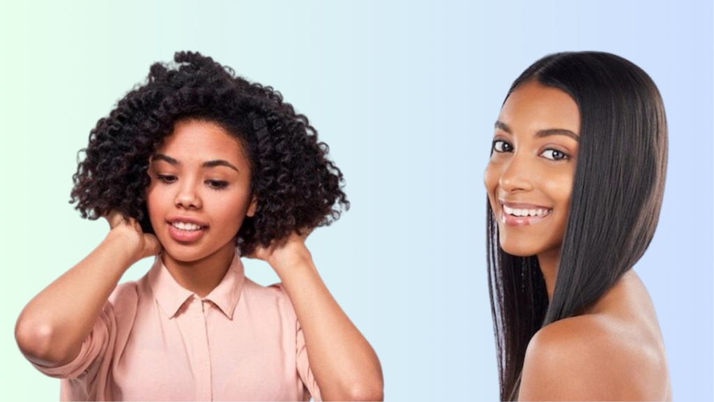 Texture Face-Off Are Curls or Sleek Strands the Ultimate Hair Statement?