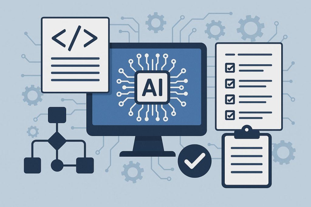 AI automating software testing workflow from requirements analysis to test case generation